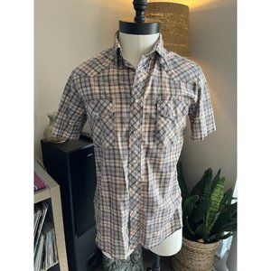 Vintage Wrangler Western short sleeve shirt.